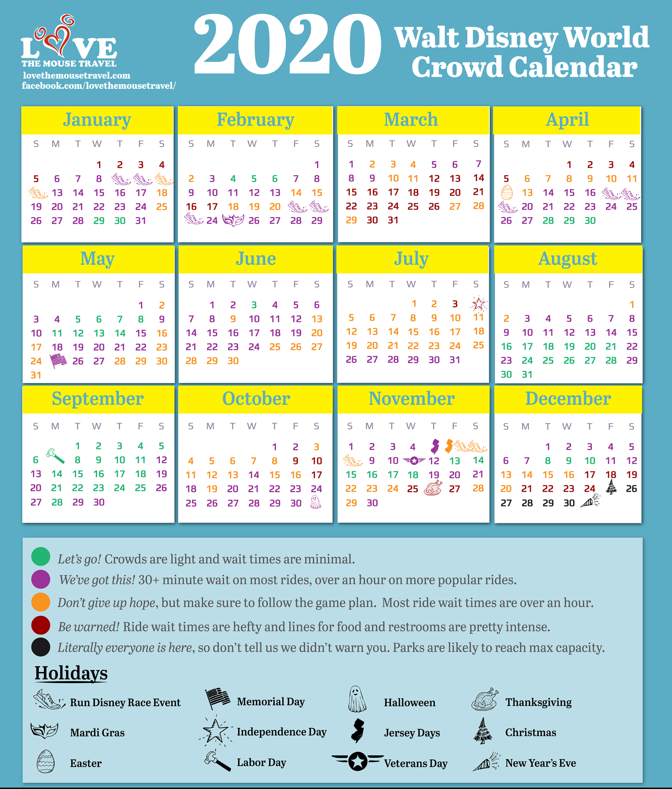 Universal Orlando Crowd Calendar 2021 January - 2021 2022 Disney World-Disney Crowd Calendar 2022 Schedule