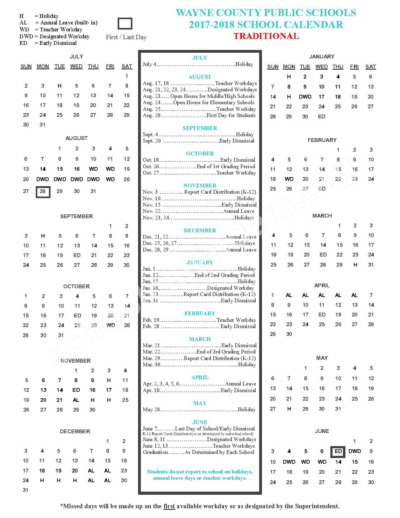 Wayne Public Schools Calendar - District Calendar 2022-Nc State Academic Calendar 2022