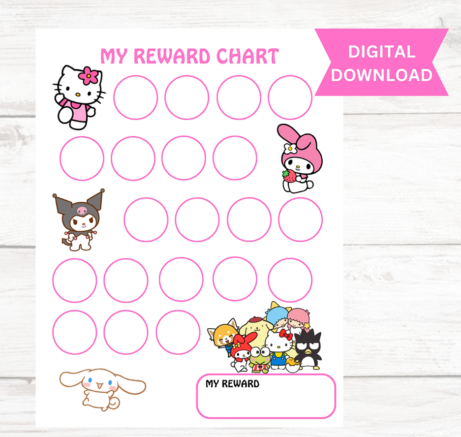 Sanrio school printables free